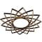 Ekena Millwork Eleanor Architectural Grade PVC Pierced Ceiling Medallion, Antiqued Bronze, 36"OD x 13 7/8"ID x 1"P CMPP36EAABZ - alternate 3